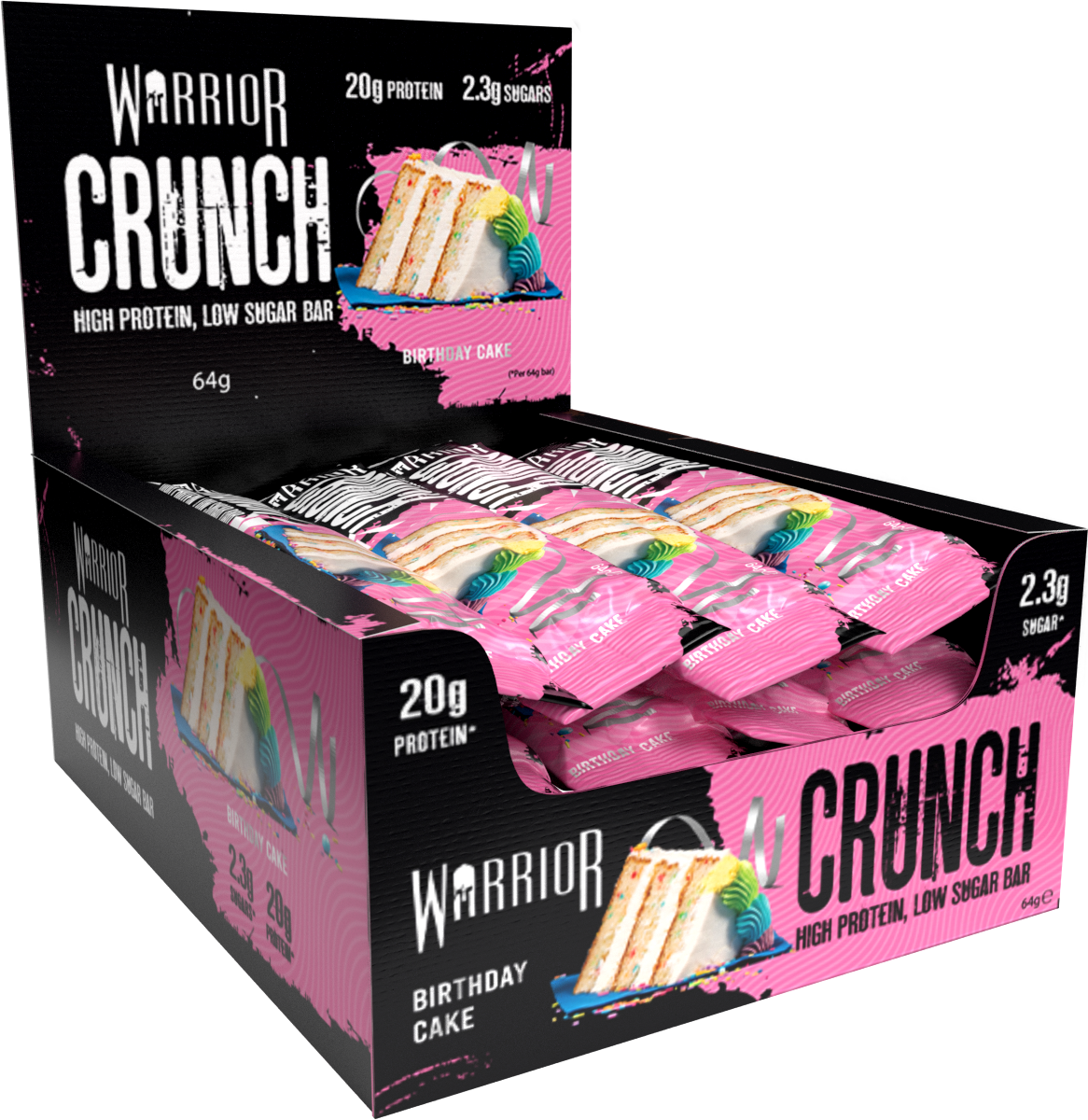 Warrior Crunch Bars 12 x 64g