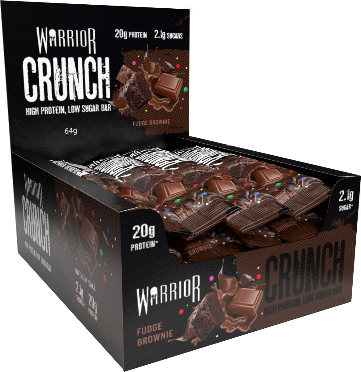 Warrior Crunch Bars 12 x 64g