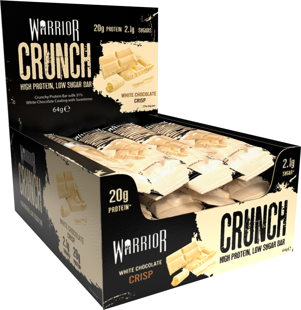 Warrior Crunch Bars 12 x 64g