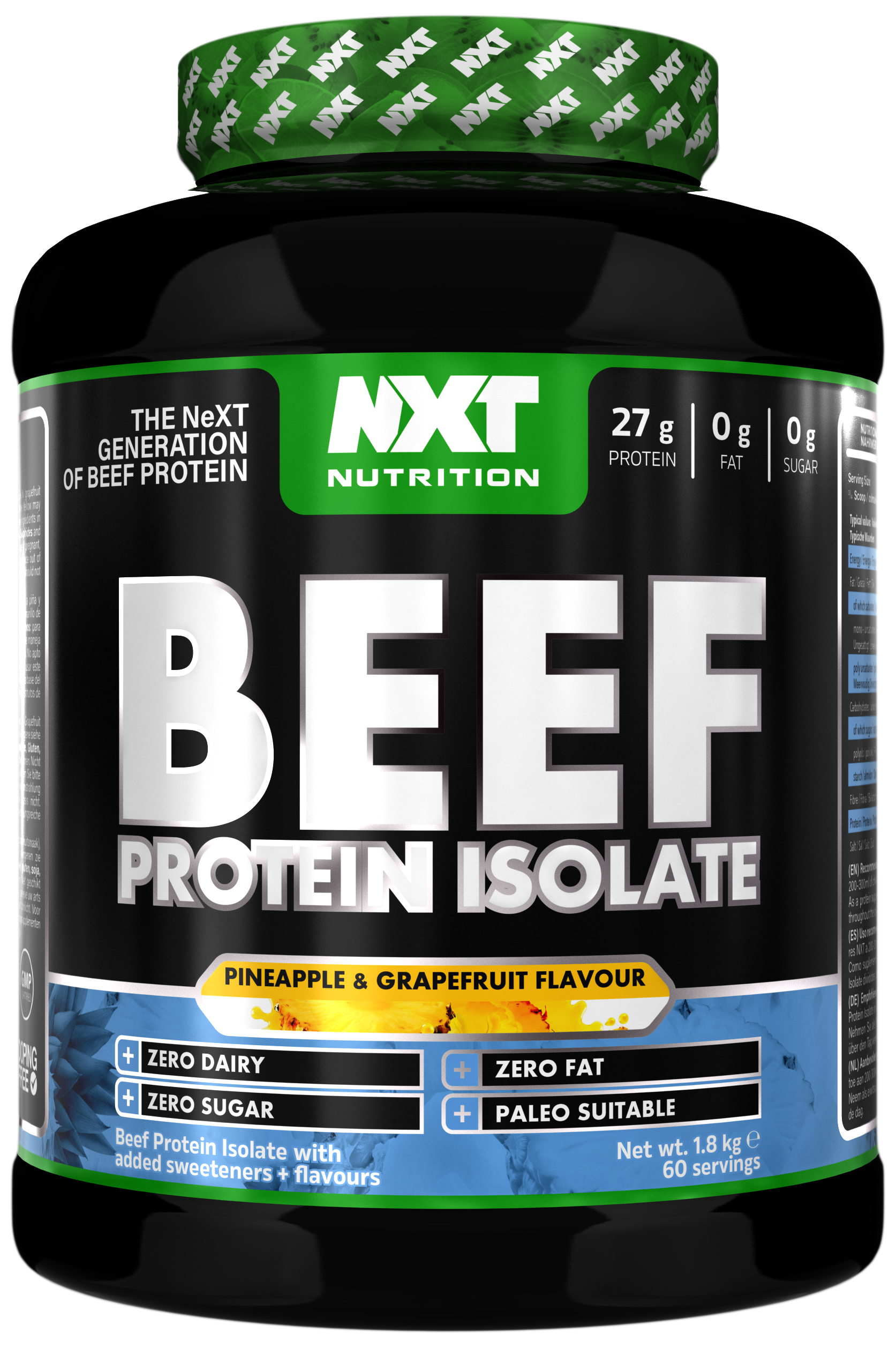 NXT Nutrition Beef Protein Isolate 1.8kg