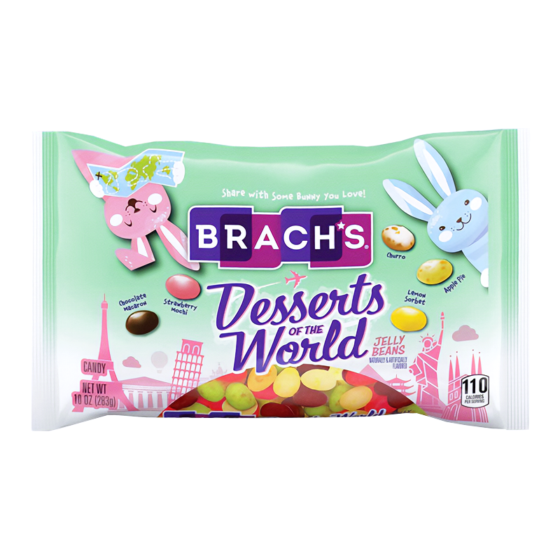 Brach's Desserts of the World Tiny Jelly Beans 283g - Out of Date