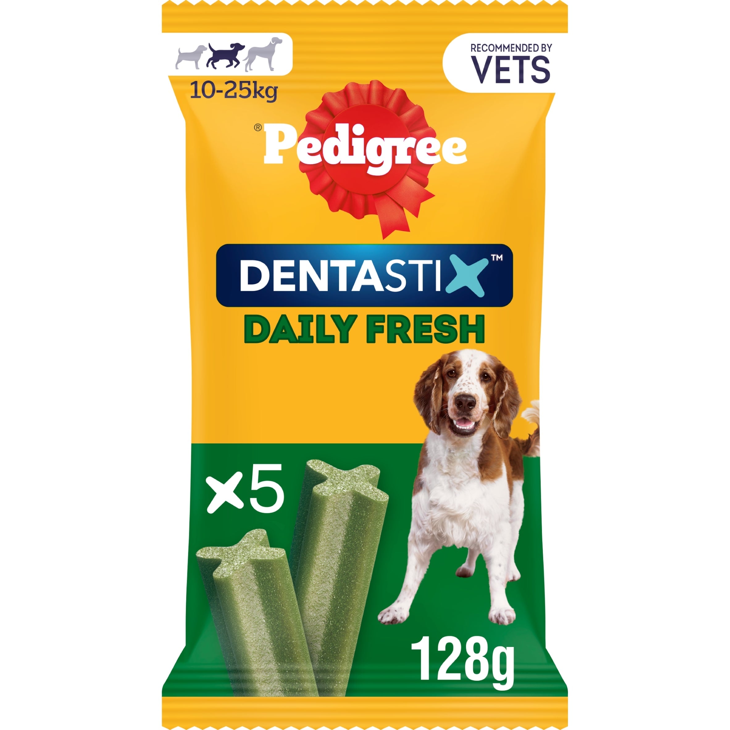 Pedigree Dentastix Daily Fresh 5 Sticks 128g
