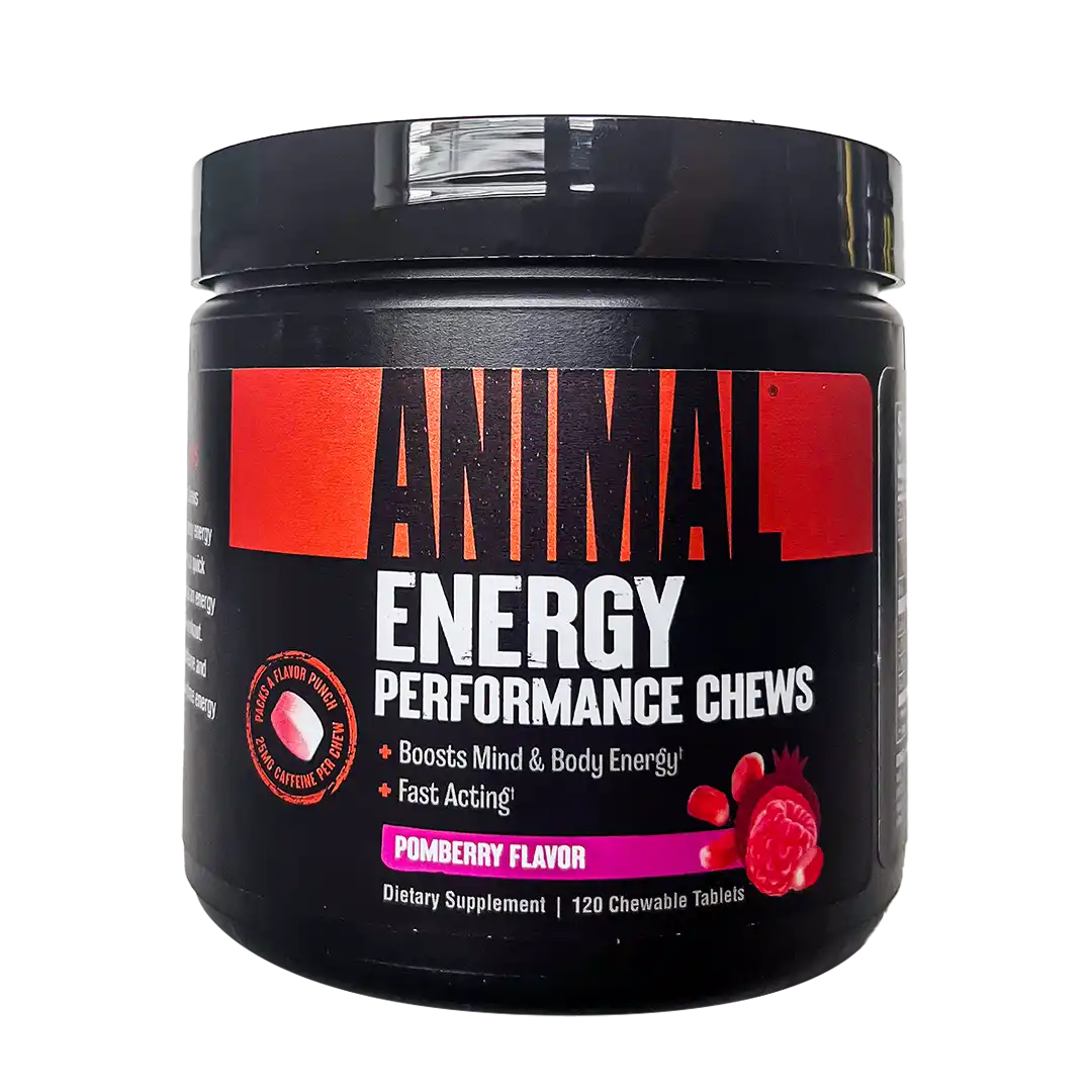 Animal Energy Performance Pomberry Flavor Chews 120 Tabs
