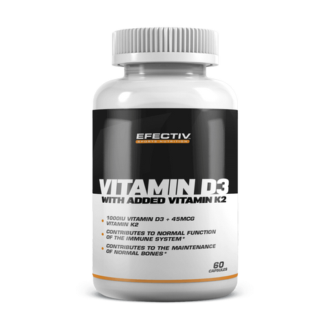 Efectiv Nutrition Efectiv Vitamin D3 & K2 60 Caps