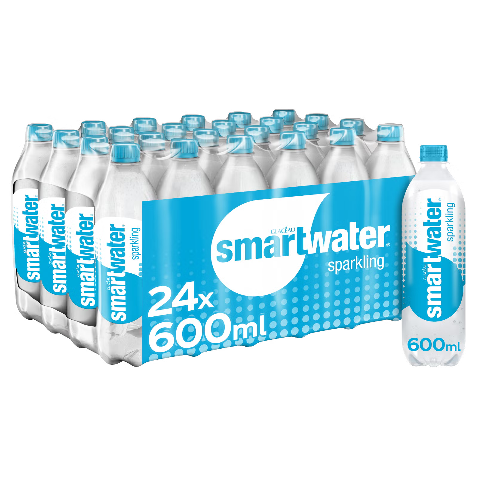 Smart Glaceau Sparkling Water 24 x 600ml