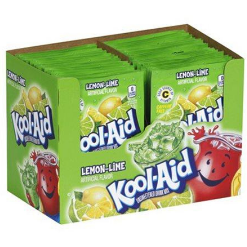 Kool-Aid Lemon-lime Drink Mix 48 x 3.6g (box) - Out of Date