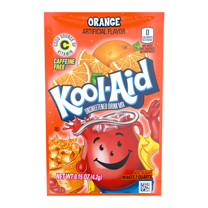 Kool-Aid Orange Drink Mix 5 x 4.2g - Out of Date
