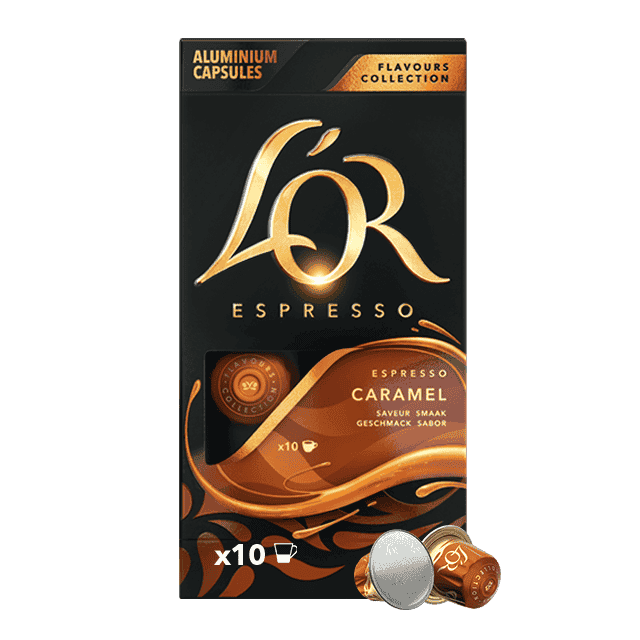 L'or Espresso Caramel Intensity 5 10 Pods - Out of Date