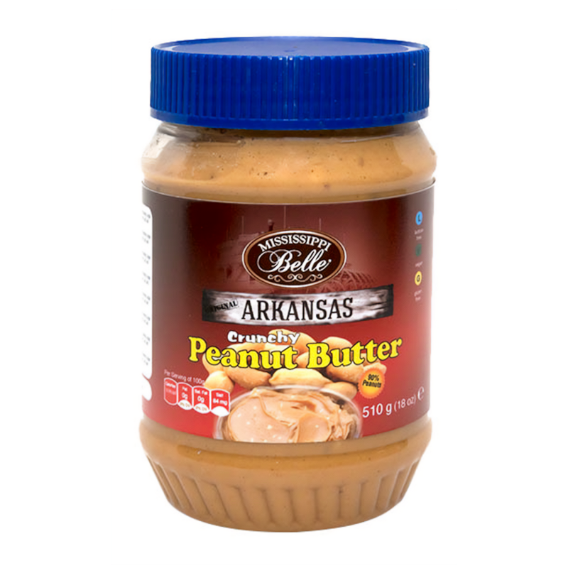 Mississippi Belle Chunky Peanut Butter (USA) 510g - Out of Date