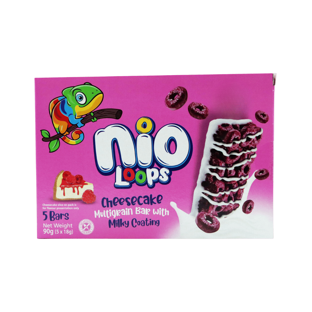 Nio Loops Cheesecake Multigrain Bars 5 x 18g
