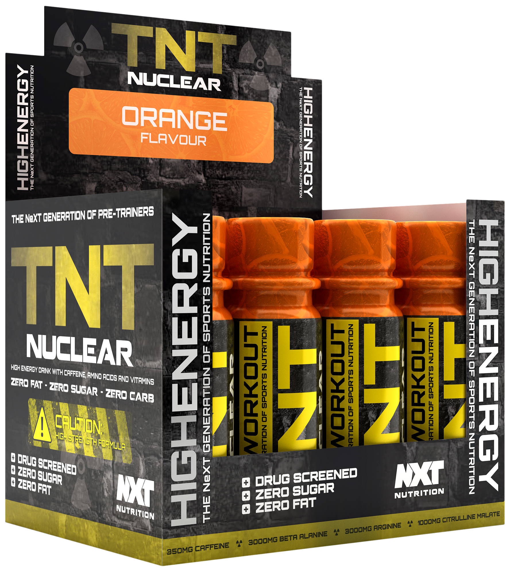 NXT Nutrition TNT Nuclear Shots 12 x 60ml