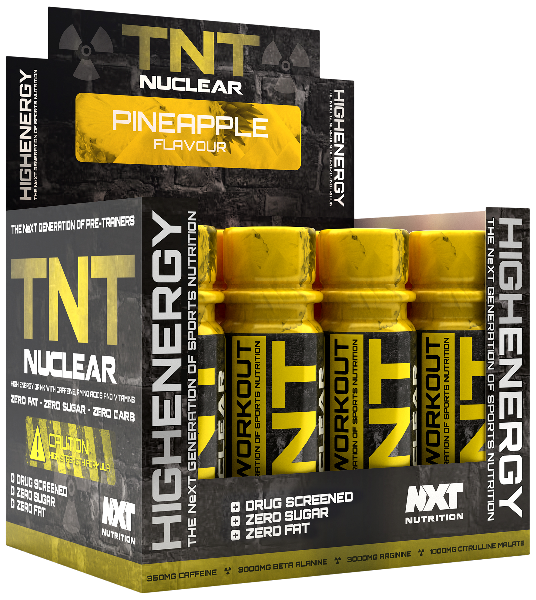 NXT Nutrition TNT Nuclear Shots 12 x 60ml