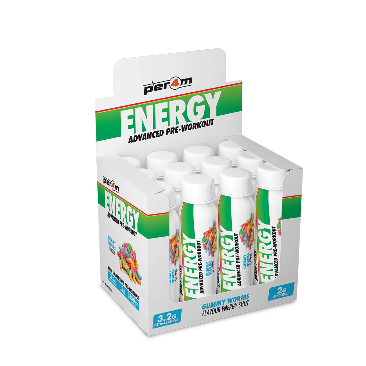 Per4m Energy Pre Workout Shot 12x100ml