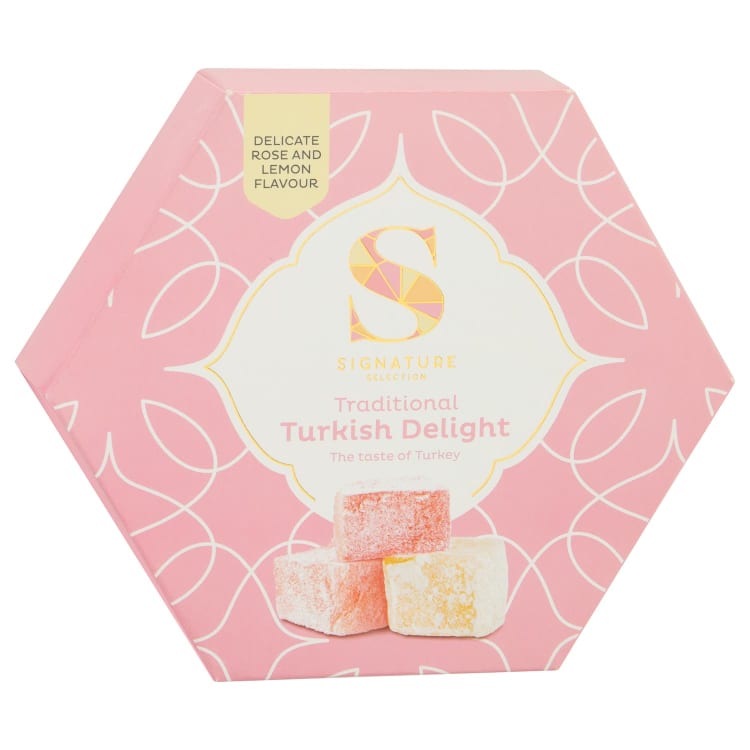 Signature Selection Rose & Lemon Turkish Delight 200g