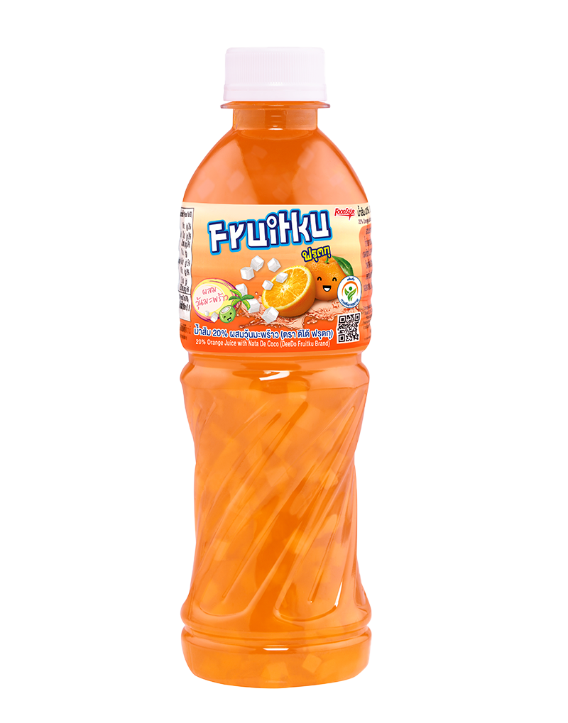 Fruitku Orange with Nata de Coco (Thailand) 6 x 350ml - Out of Date