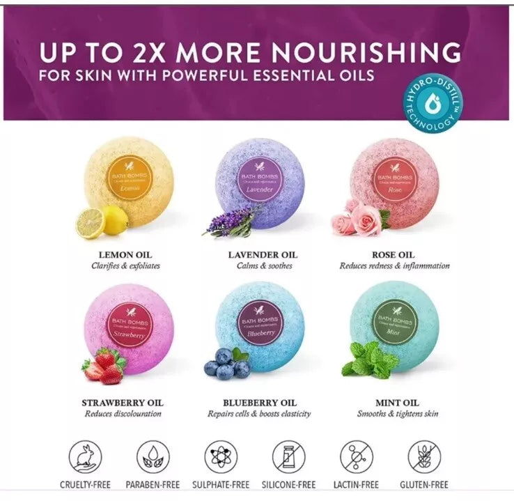 ECLAT Bath Bombs 6 x 60g