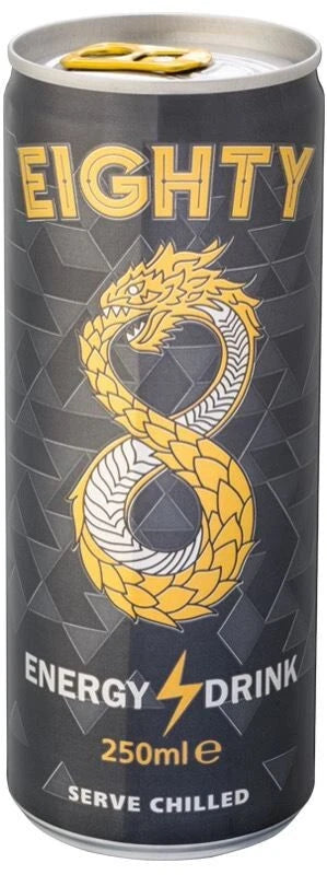 Eighty8 Energy Drink 24 x 250ml - Out of Date