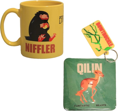 Fantastic Beasts The Secrets Of Dumbledore (Beasts) Mug Coaster Keychain Gift Set