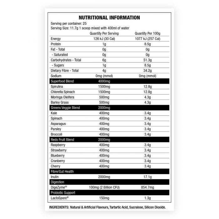 Chaos Crew Serious Greens 293g