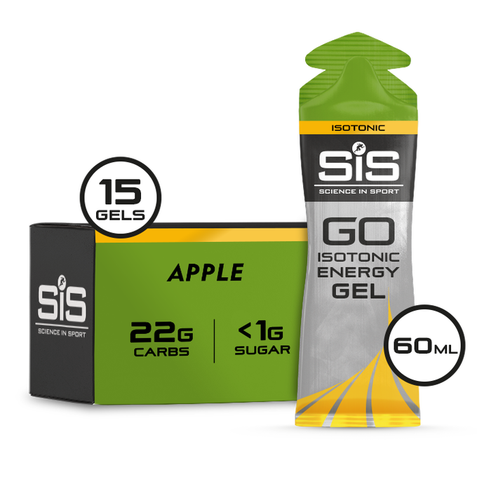 SIS Go Isotonic Apple Energy Gel 15 x 60ml - Out of Date
