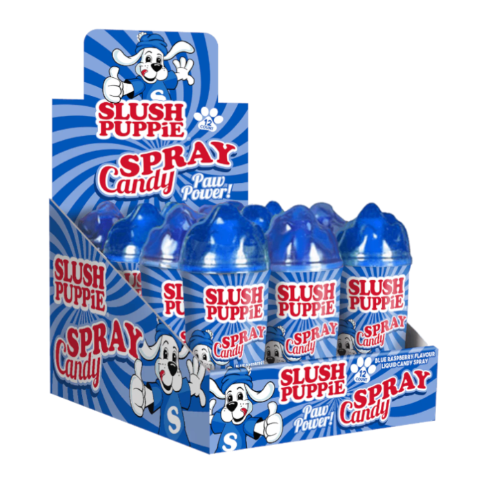 Slush Puppie Paw Power Candy Spray 12 x 25ml - Out of Date