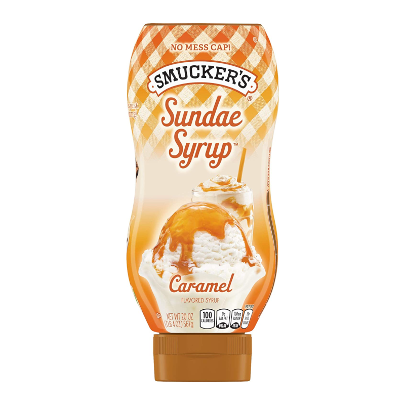 Smucker's Caramel Sundae Flavoured Syrup 567g - Out of Date