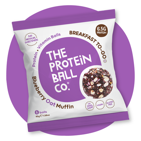 The Protein Ball Co Blueberry Oat Muffin Breakfast Balls 10 x 45g