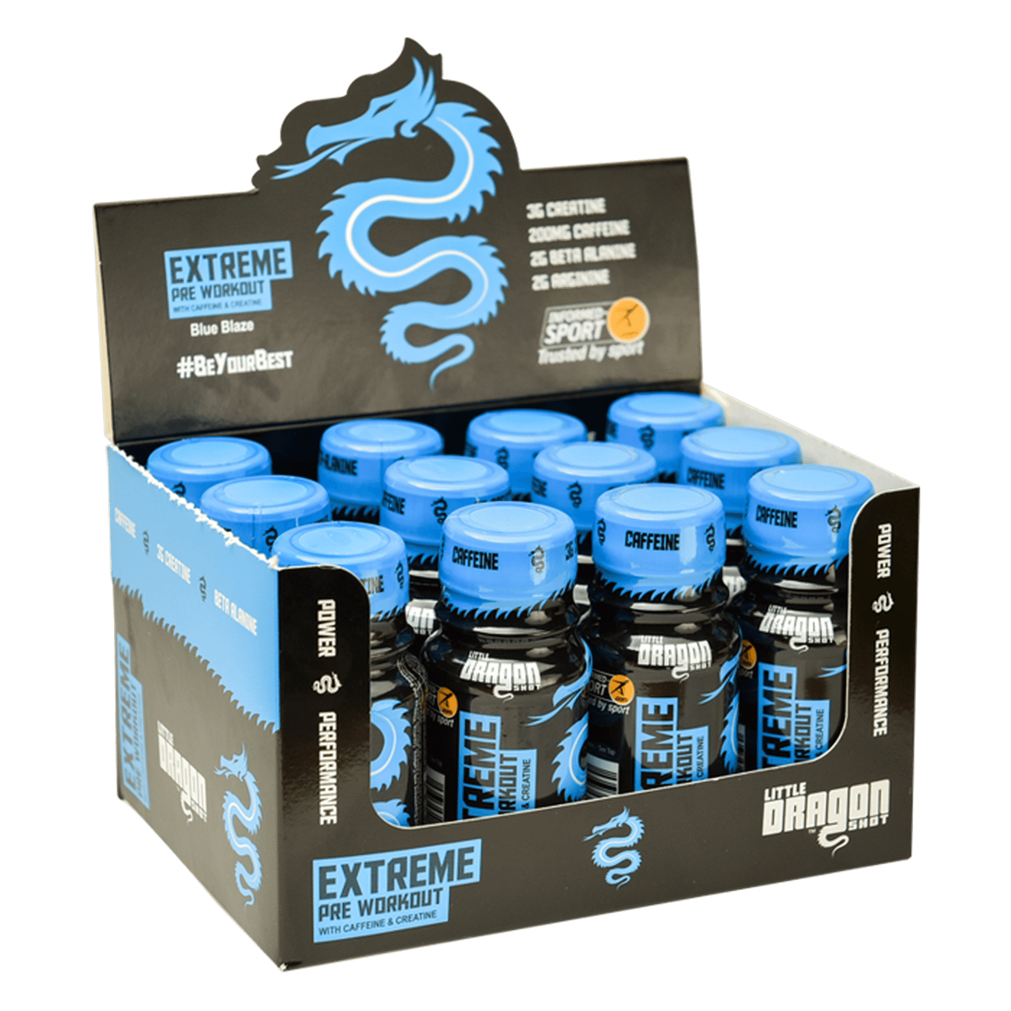 Little Dragon Extreme Pre-Workout Shot 12 x 60ml - gymstop