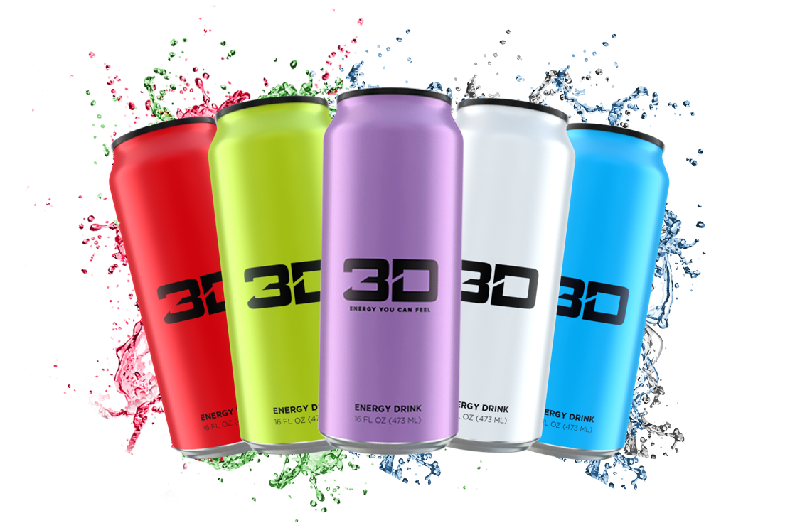 3D Energy Drink 500ml - gymstop