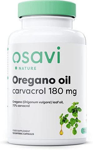 Osavi Oregano Oil Carvacrol 180mg Enteric Caps