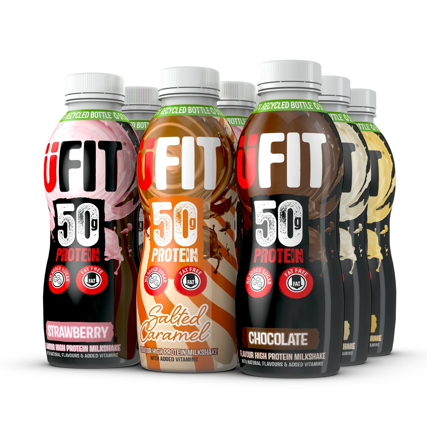 UFIT 50g Protein Shake Drink 8 x 500ml