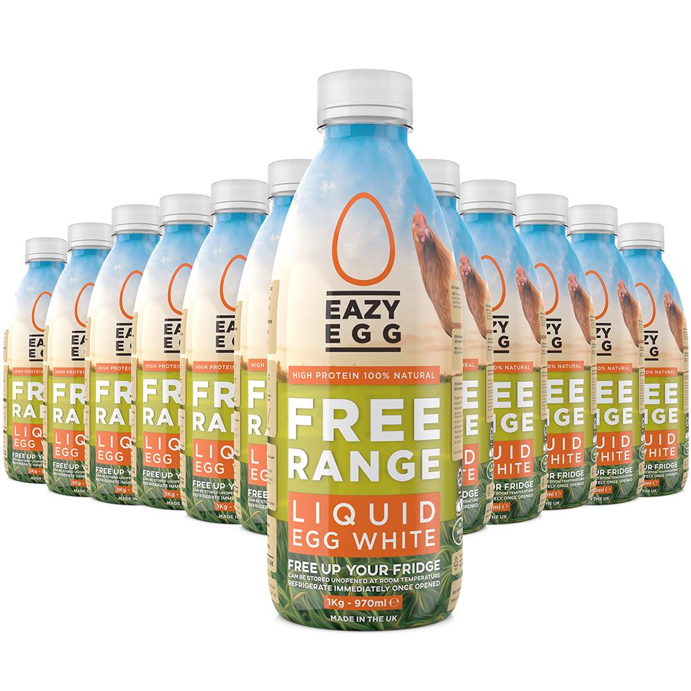 Eazy Egg Free Range Egg Whites 1kg - gymstop
