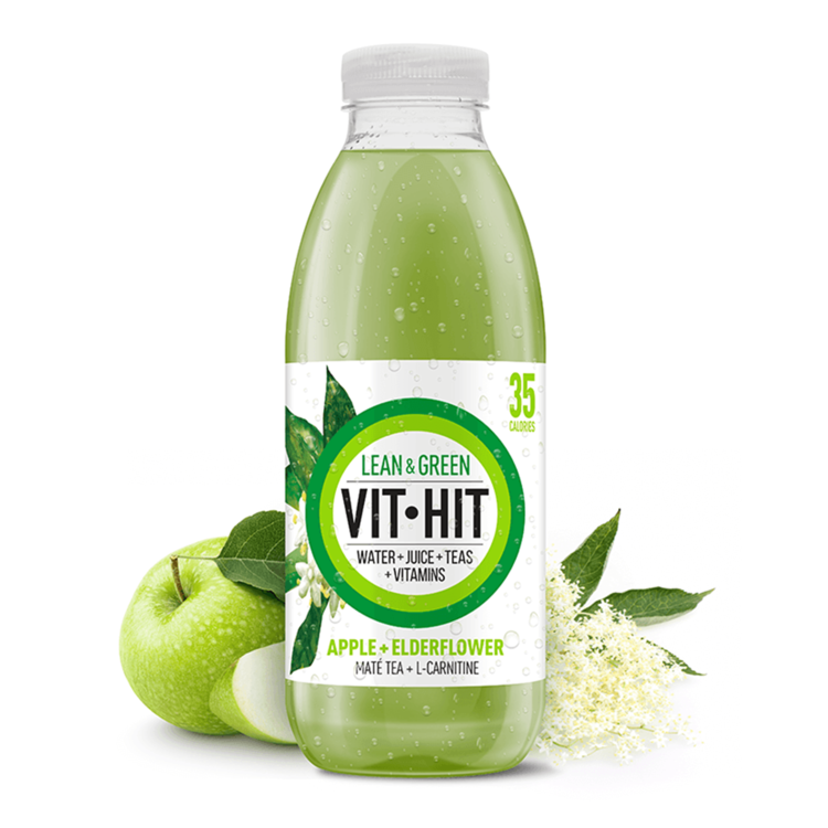 VITHIT Lean & Green Apple & Elderflower 12 x 500ml