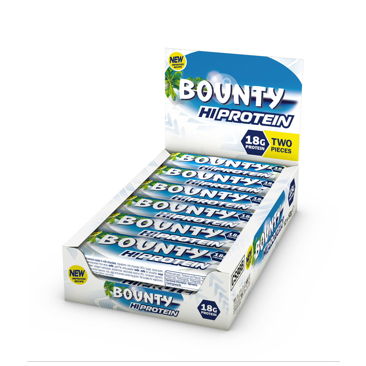 Bounty Hi Protein Bars 12 x 52g
