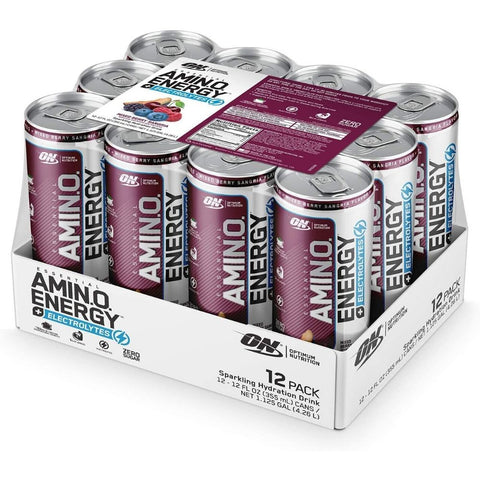 Optimum Nutrition Amino Energy + Electrolyte 12 x 250ml - Out of Date