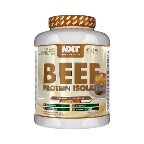 NXT Nutrition Limited Edition Caramel Latte Beef Protein Isolate 1.8kg