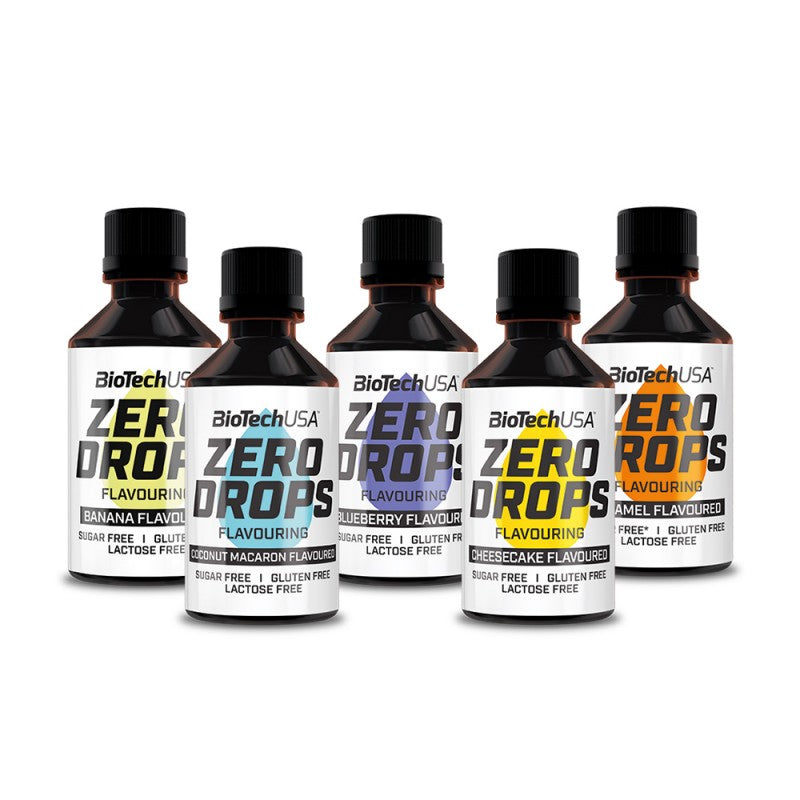 BioTechUSA Zero Calorie Drops 50ml - Short Dated