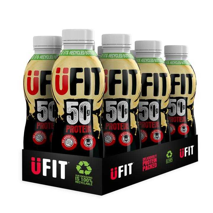 UFIT 50g Protein Shake Drink 8 x 500ml