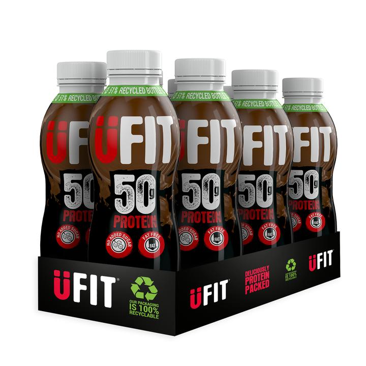 UFIT 50g Protein Shake Drink 8 x 500ml