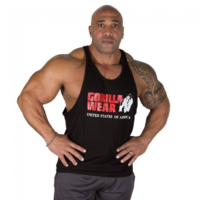 Gorilla Wear Classic Tank Top - Black - gymstop