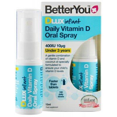 BetterYou DLux Infant Daily Vitamin D Oral Spray 15 ml