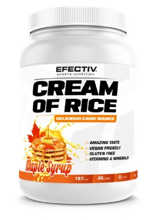 Efectiv Sports Maple Syrup Nutrition Cream Of Rice 909g