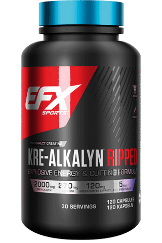 All American EFX Kre-Alkalyn Ripped 120 caps - Out of Date