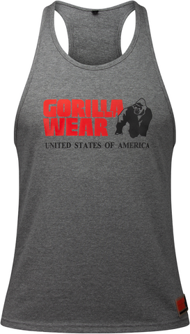 Gorilla Wear Classic Tank Top - Grey - gymstop