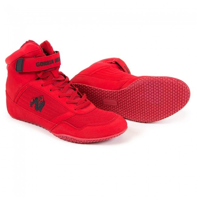 Gorilla Wear High Tops - Red - gymstop