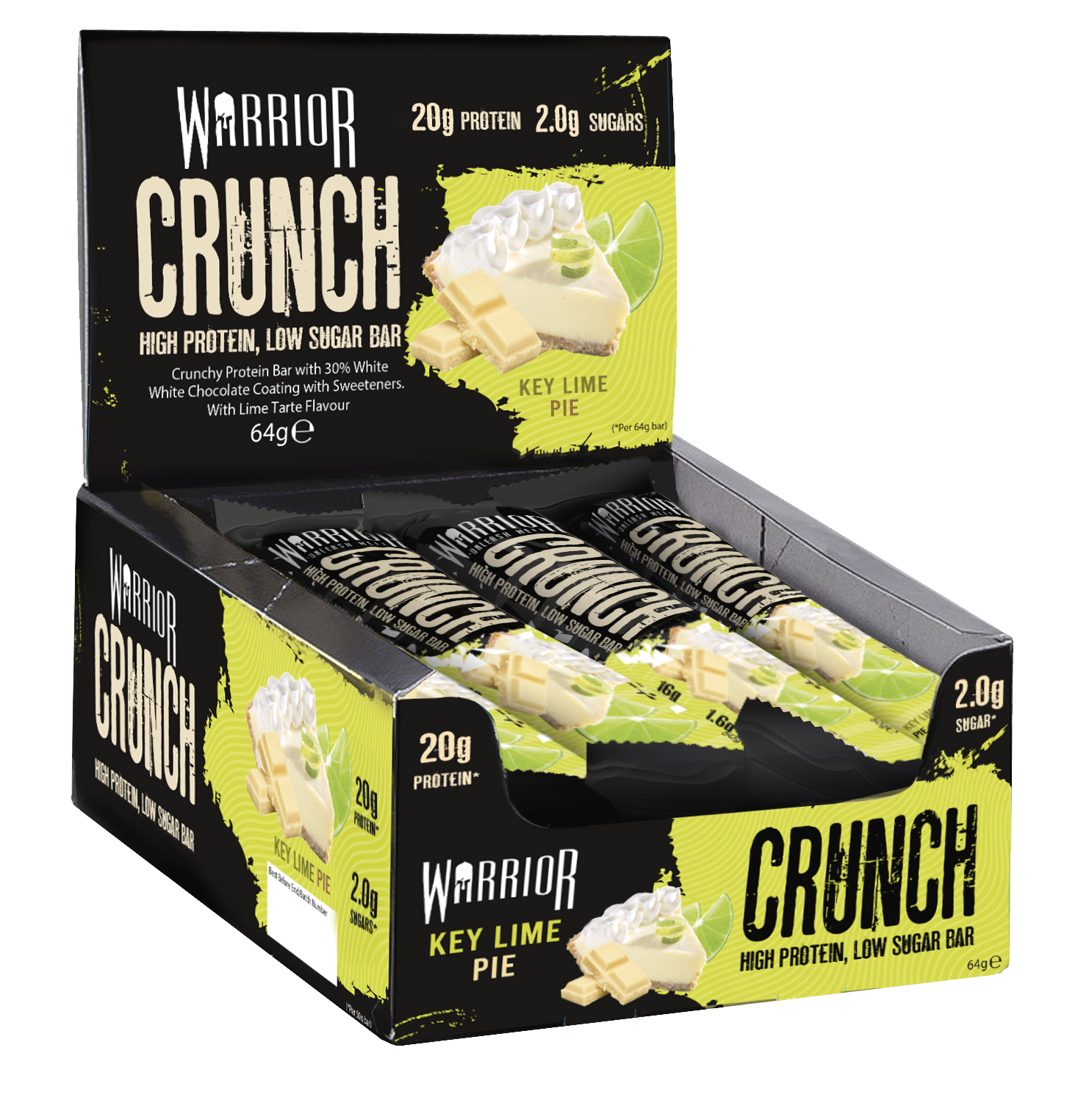 Warrior Crunch Bars 12 x 64g