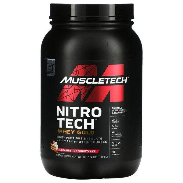 MuscleTech Nitro-Tech 100% Whey Gold 907 - 1020g
