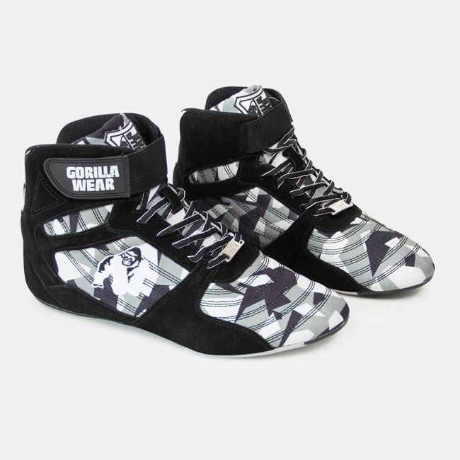 Gorilla Wear Perry High Tops Pro - Black/Grey Camo - gymstop