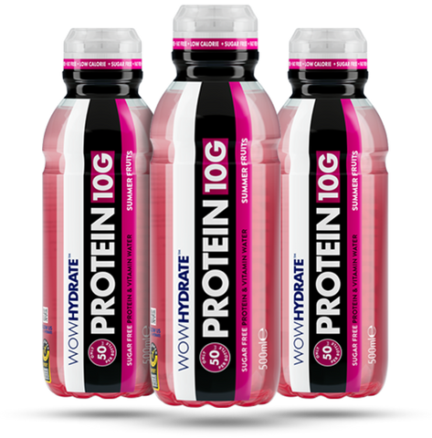 Wow Hydrate 10g Protein Water 12 x 500ml